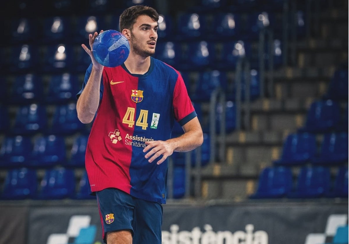 Juan Palomino, en un partido de esta temporada con el Barcelona.