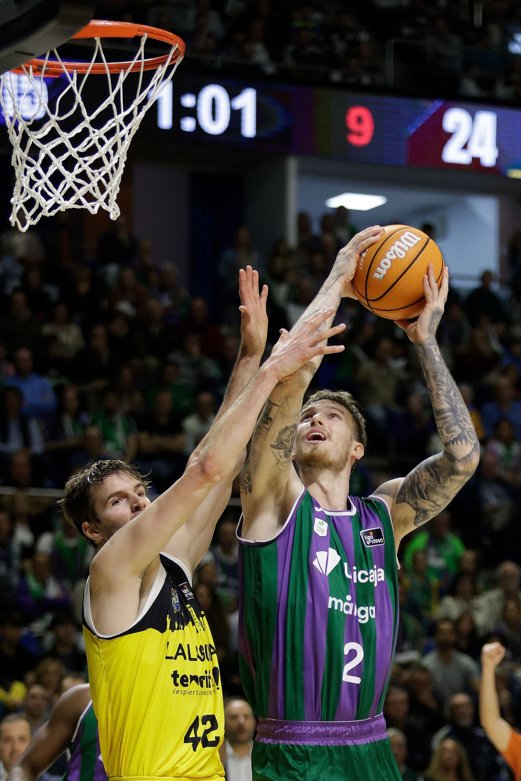 El Unicaja-Tenerife, en imágenes