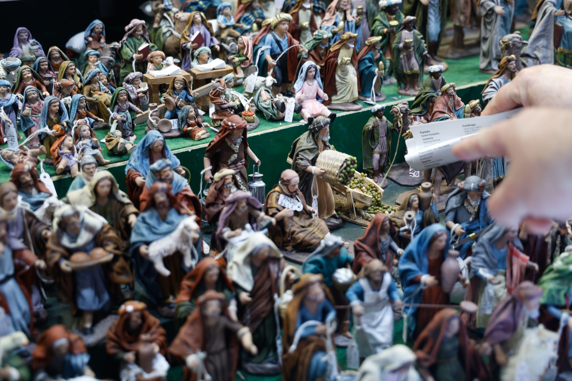 Los tradicionales puestos del Parque son otro de los atractivos de la Navidad en el Centro de Málaga