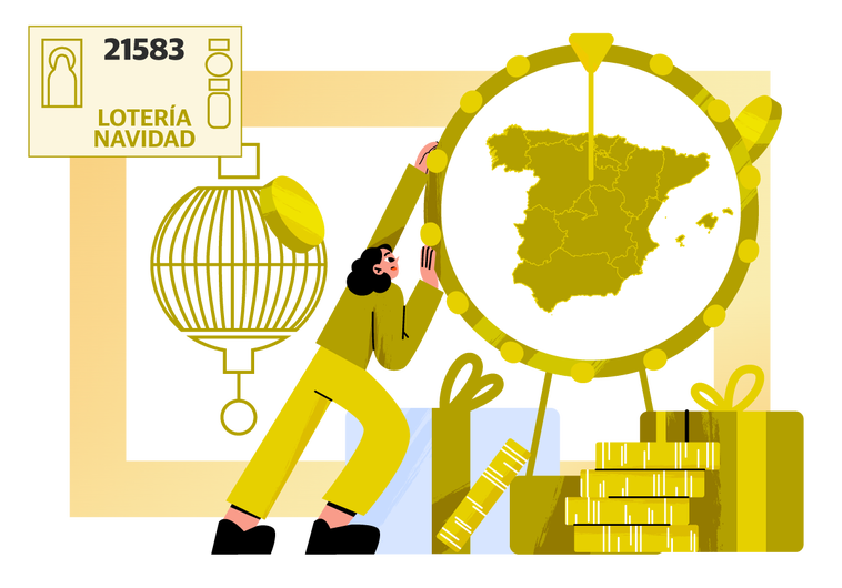 El mapa del Gordo: los lugares con más suerte en la Lotería de Navidad