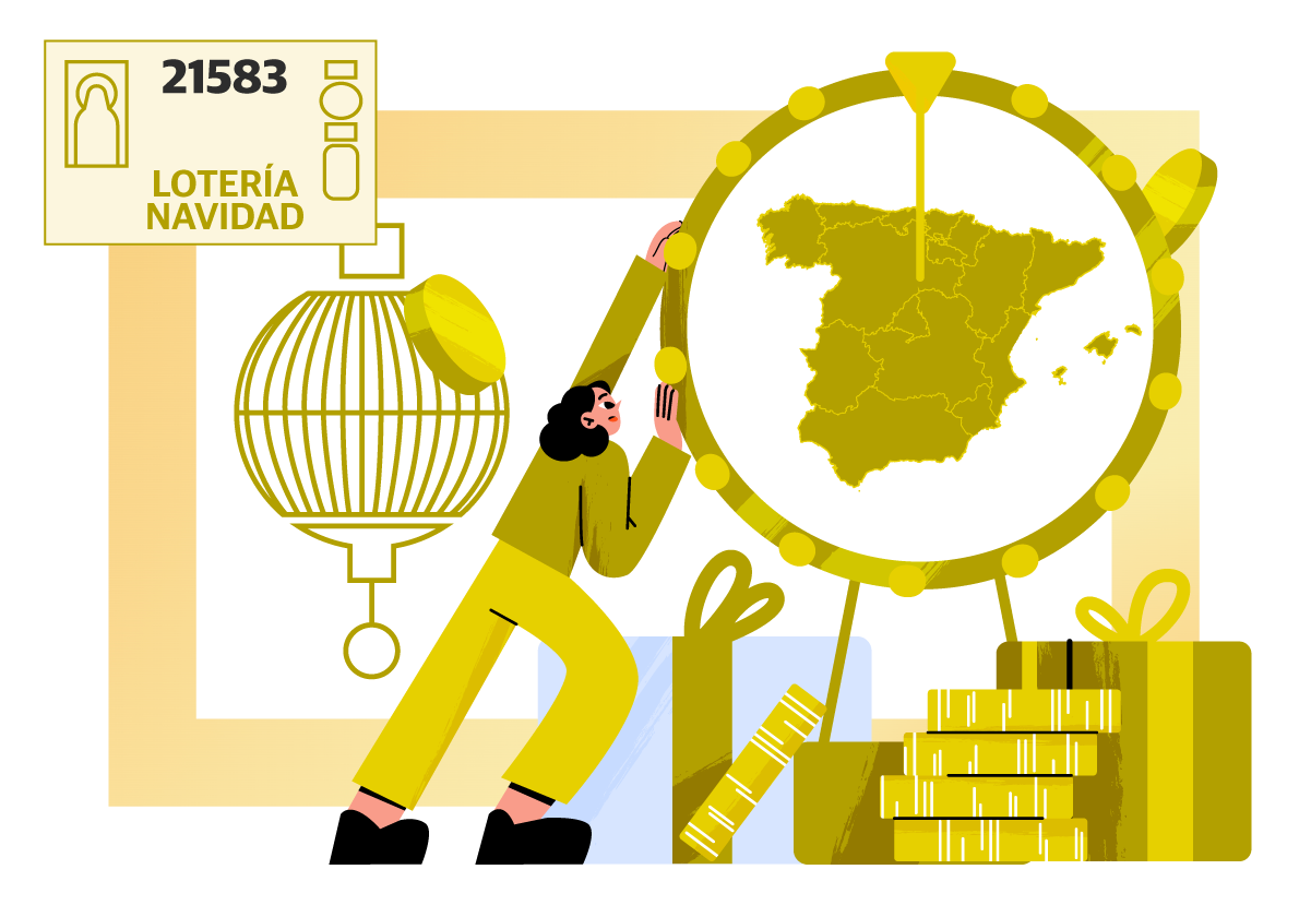 El mapa del Gordo: los lugares con más suerte en la Lotería de Navidad