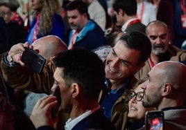 Pedro Sánchez, este sábado en la inauguración del 41ª congreso federal del PSOE celebrado en Sevilla.