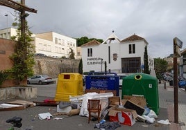 Vista de la situación el pasado domingo en los aledaños de El Ejido.