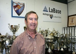 Julio Ordiñana, en las oficinas de la cantera del Málaga.