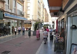 Zona comercial de Cruz del Humilladero