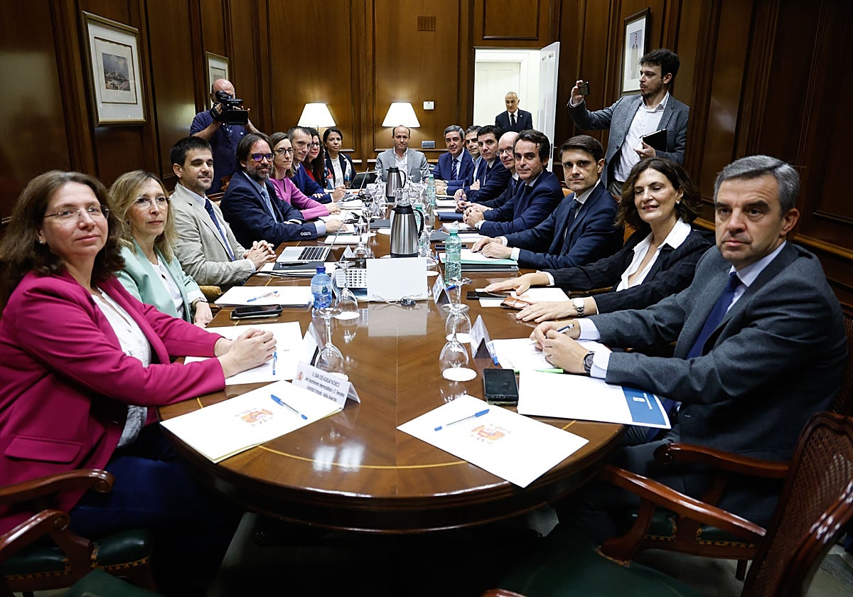 Un momento de la reunión de movilidad del pasado jueves.