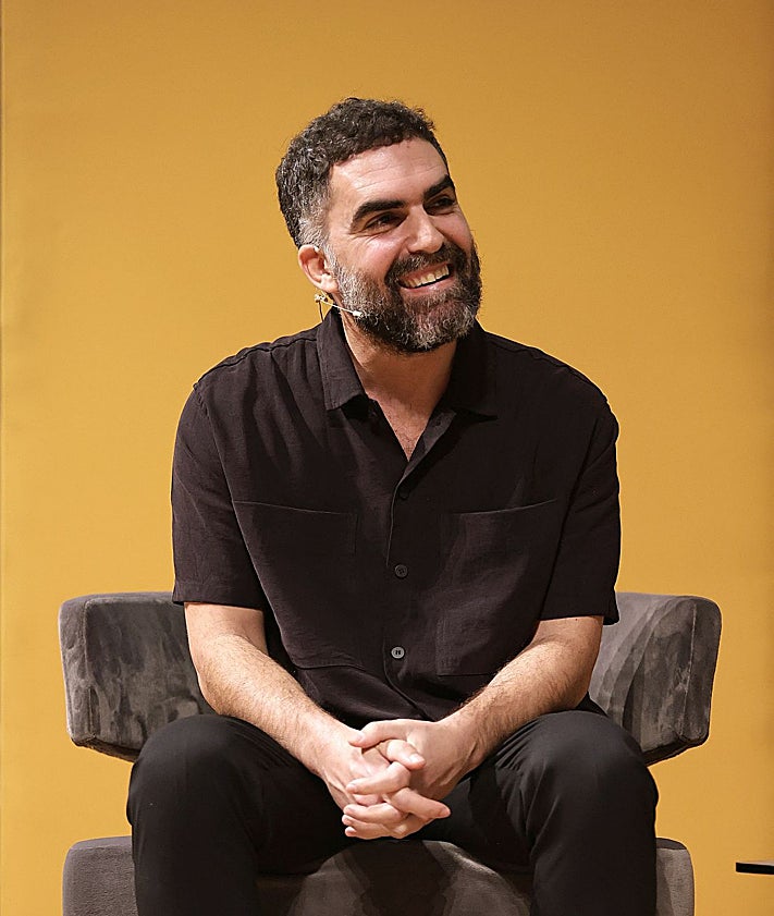 Imagen secundaria 2 - Momentos de la cita de Jero Romero en Suena SUR. 