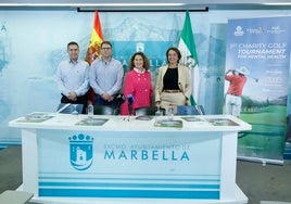 La edil, Isabel Cintado, en la presentación del evento.