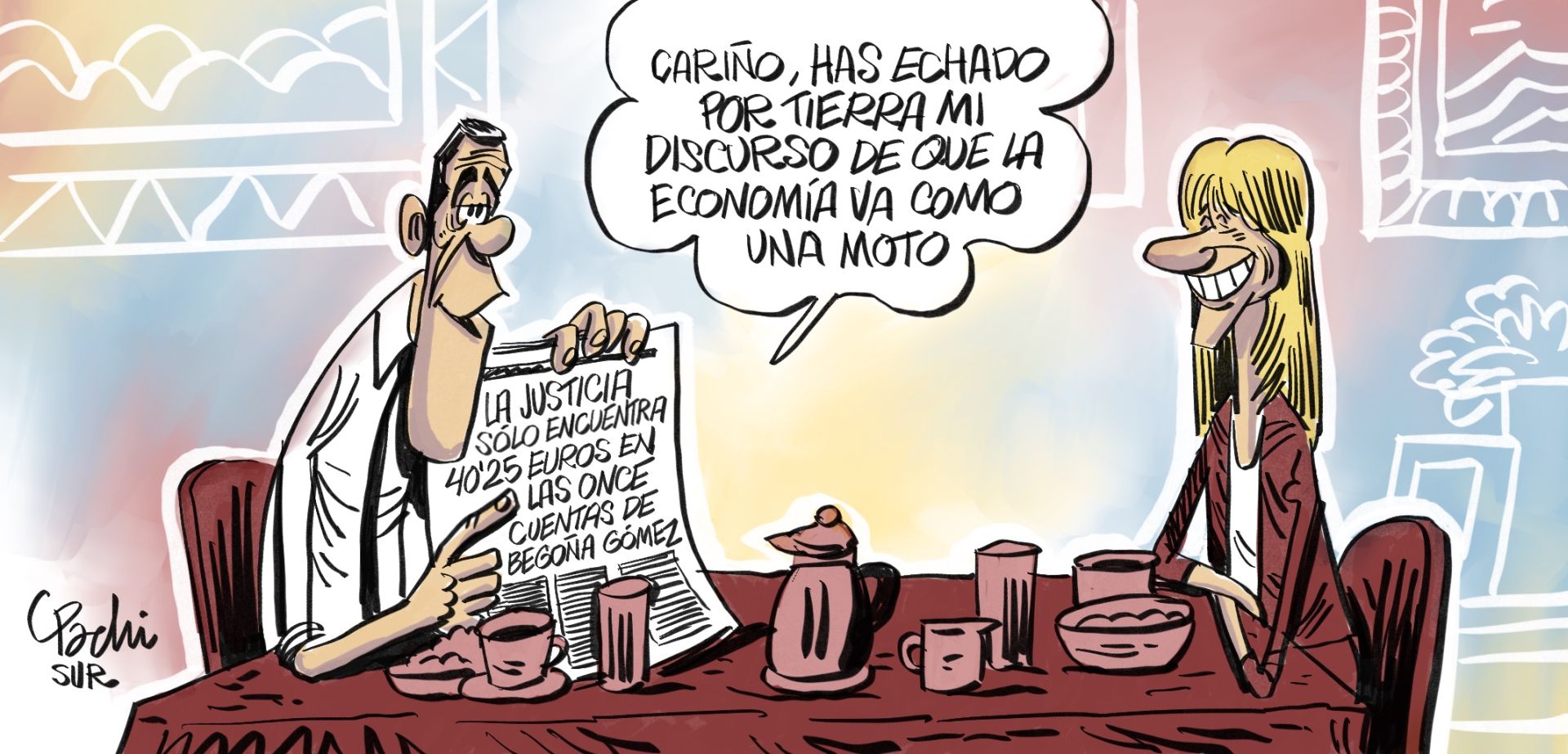 El mes de diciembre en las viñetas de Idígoras y Pachi