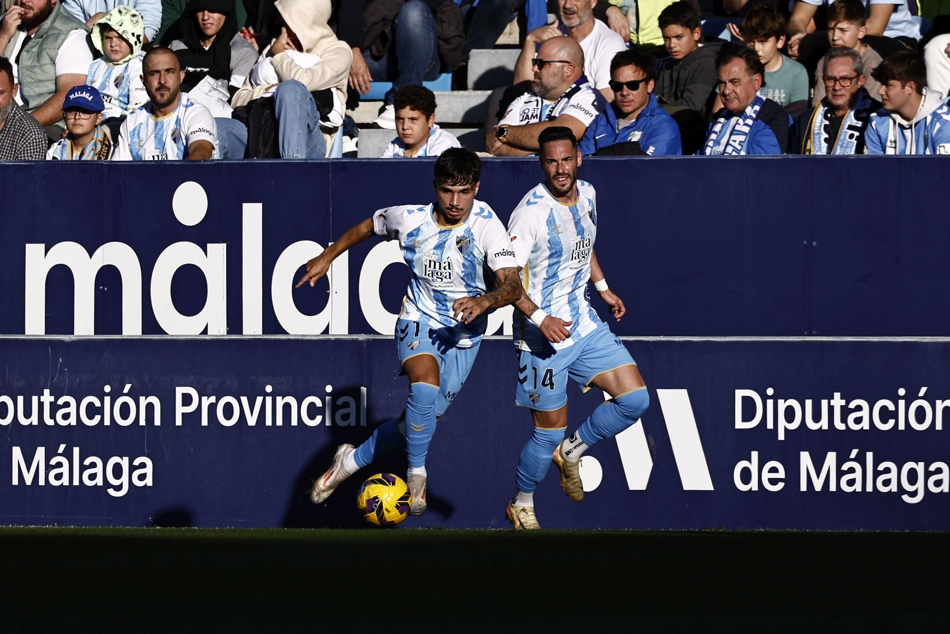 El Málaga - Almería, en imágenes