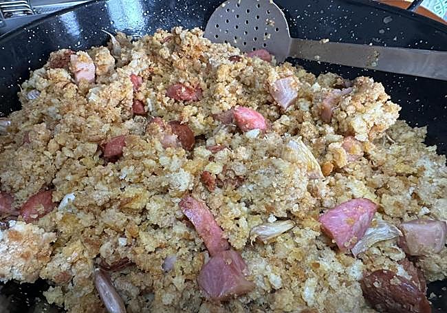 Migas serranas en Audalázar.