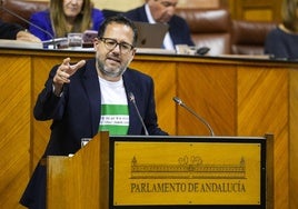 El portavoz de Adelante Andalucía, Ignacio García.