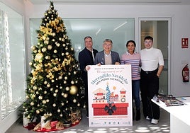 Presentación del mercadillo navideño.