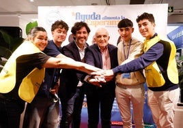 El equipo de Bancosol, voluntarios y organización, en la Gran Recogida de este 2024.
