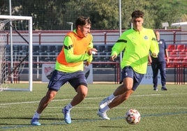 Lucas Gil y Miguel Rubio, jugadores del Marbellí.