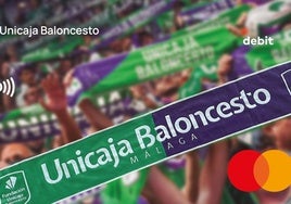 Imagen de la nueva tarjeta de Unicaja Banco.