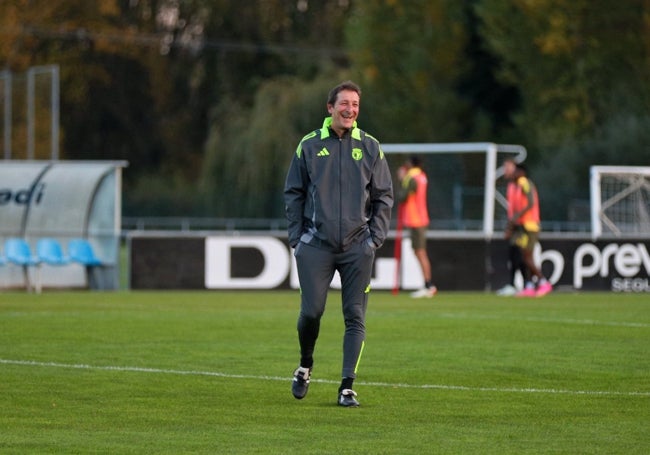 Luis Miguel Ramis, entrenador del Burgos.