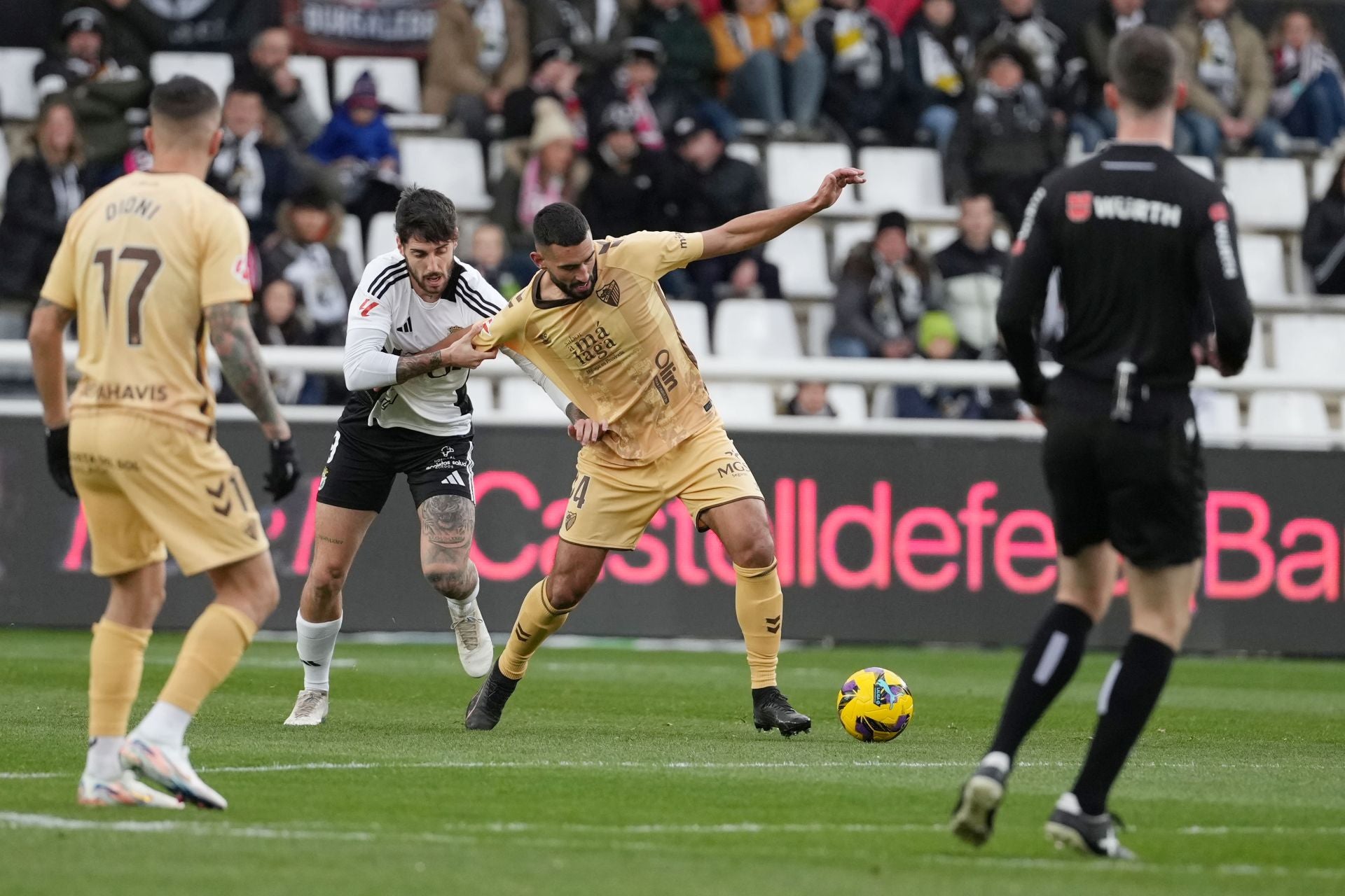 Las mejores imágenes del Burgos-Málaga