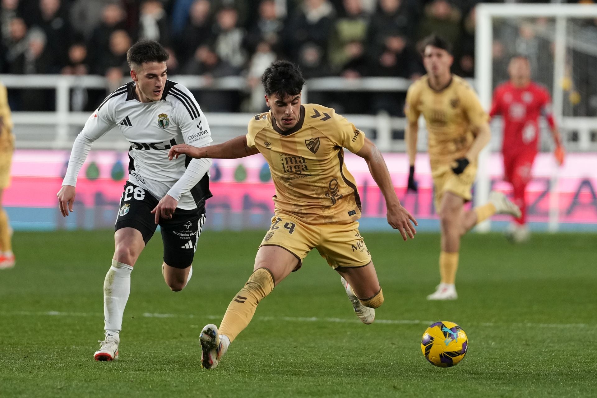Las mejores imágenes del Burgos-Málaga