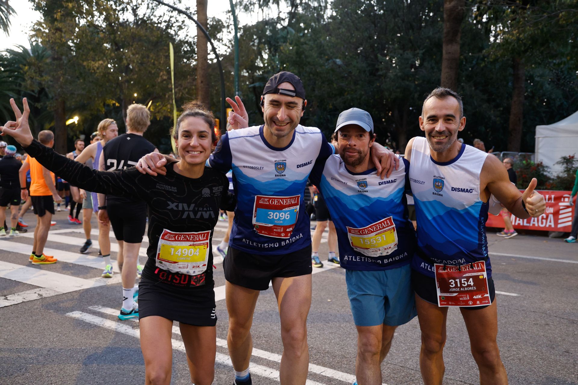 Las mejores imágenes del Generali Maratón de Málaga 2024