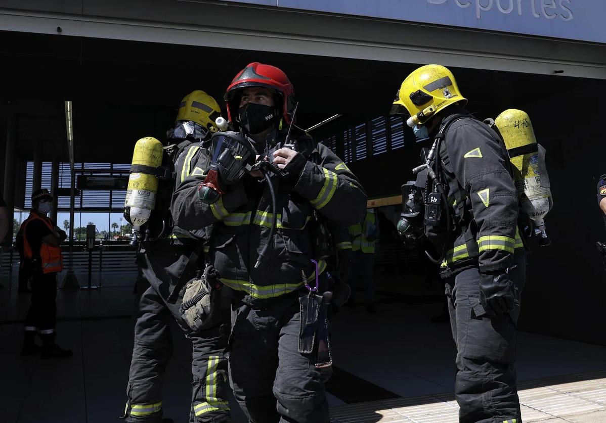 Explosión en una cafetería de La Luz en Málaga