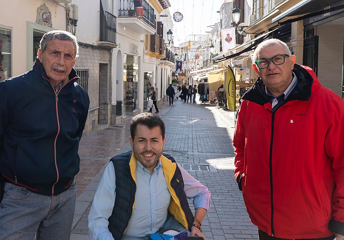 Enrique López Cuenca, Antonio López y Antonio Villasclaras, en la presentación de la campaña.