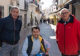 Enrique López Cuenca, Antonio López y Antonio Villasclaras, en la presentación de la campaña.