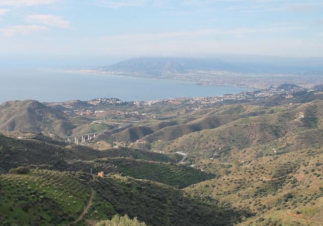 Vista panorámica de la Bahía de Málaga