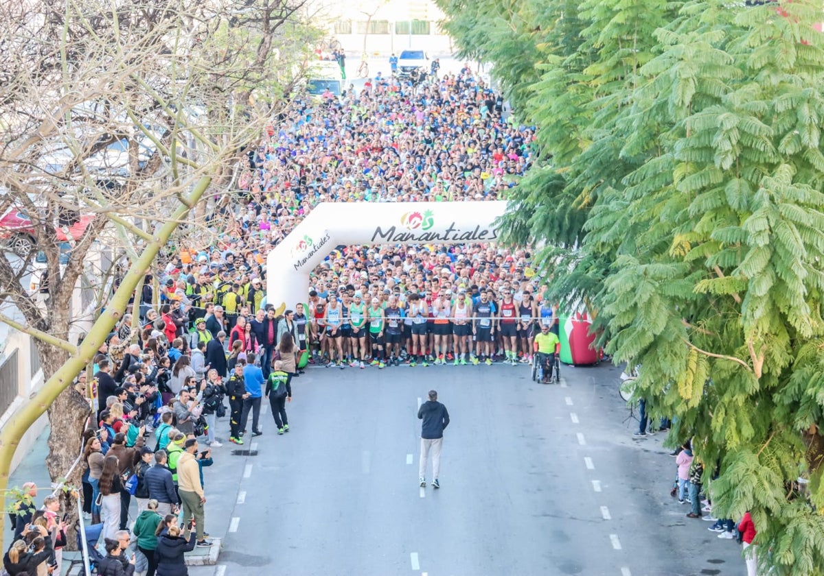 Salida de una de las carreras que acoge Torremolinos.