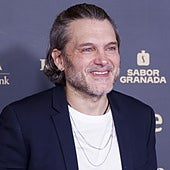 El actor Salva Reina, este miércoles, en la Academia de Cine, tras conocer su nominación.