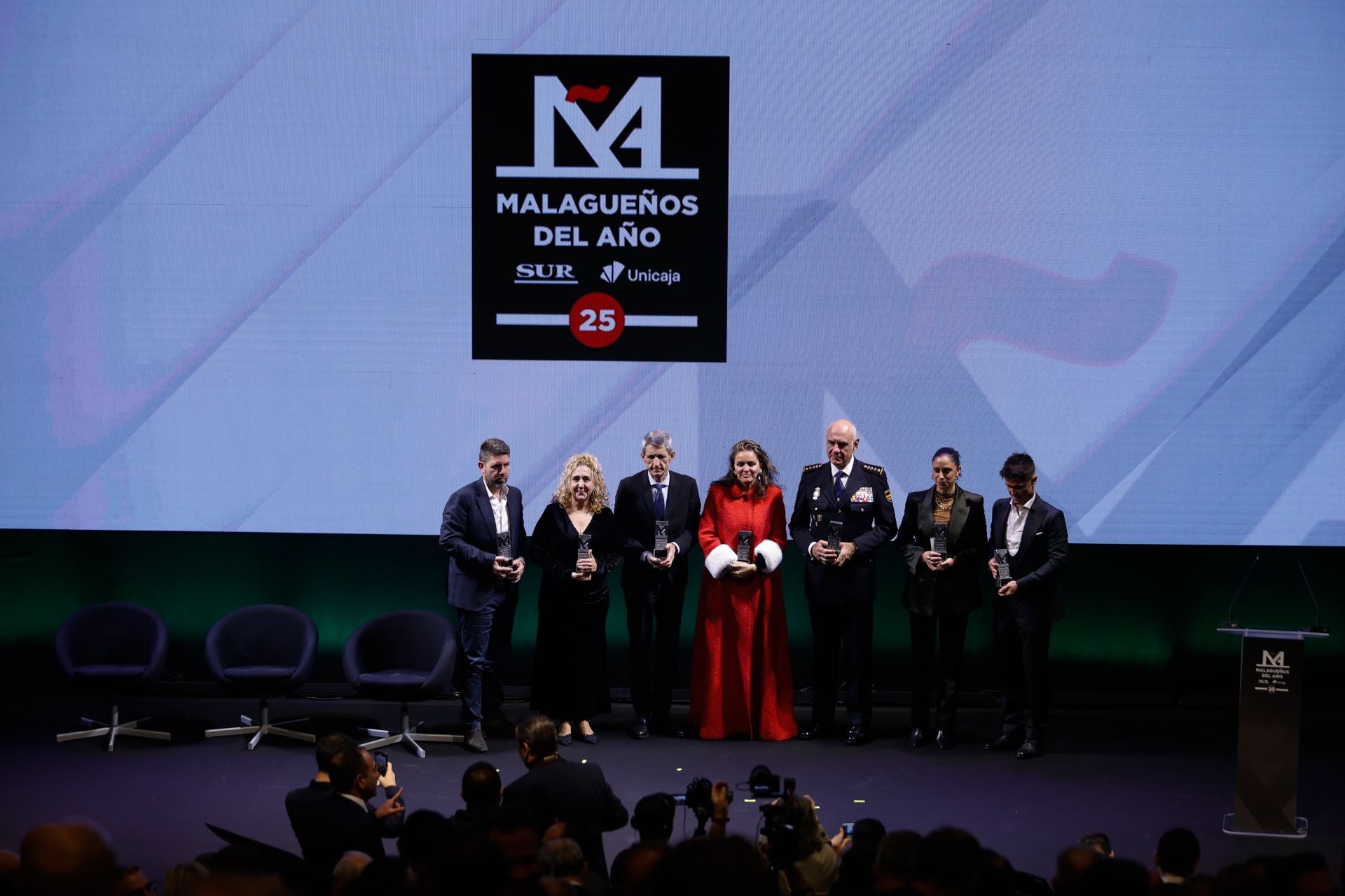 La gala de entrega de los Premios &#039;Malagueños del Año 2024&#039;, en imágenes