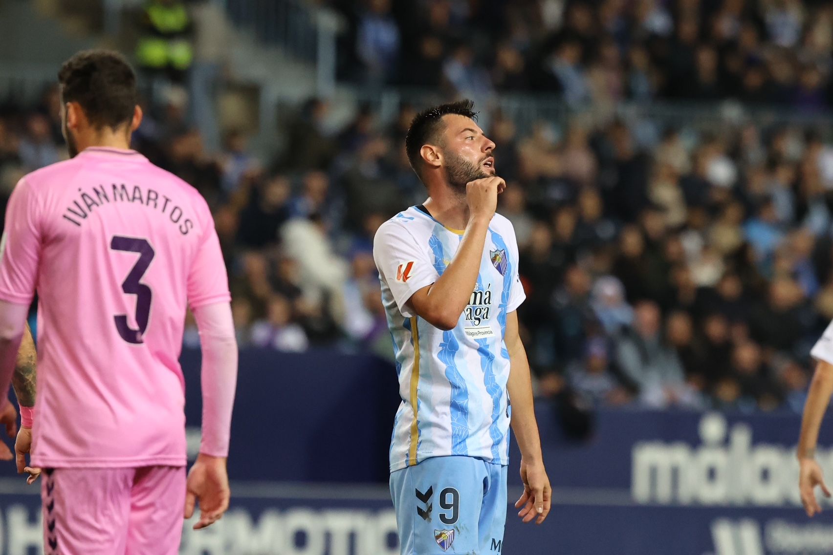 El Málaga - Eldense, en imágenes