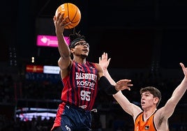 Moneke, en el partido contra el Valencia.