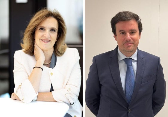 Estrella Botas y Juan Medina, nueva directora general de Tecnología y Operaciones y nuevo director general de Personas de Unicaja.