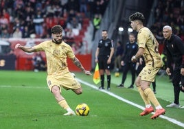 El Sporting de Gijón- Málaga, en imágenes