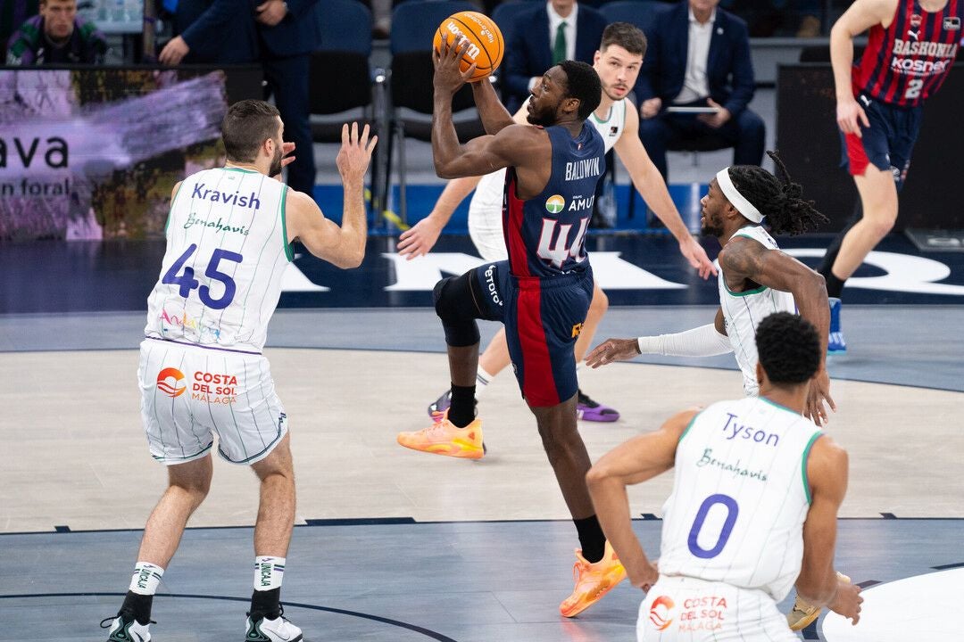 El Baskonia-Unicaja, en imágenes