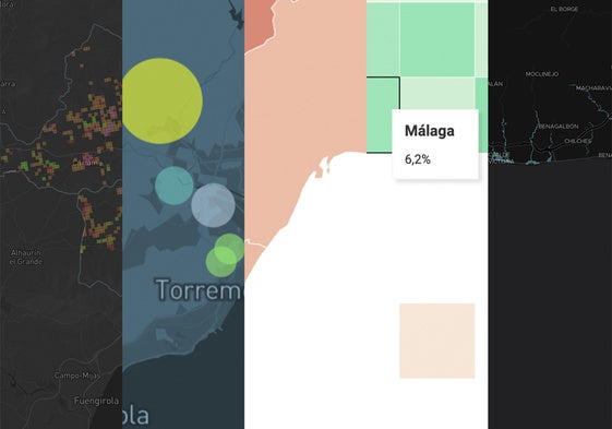 El atlas malagueño: los cinco mapas de 2024