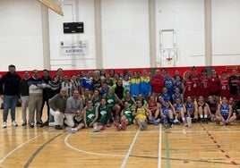 Los equipos participantes en el Torneo de Alhaurín de la Torre.