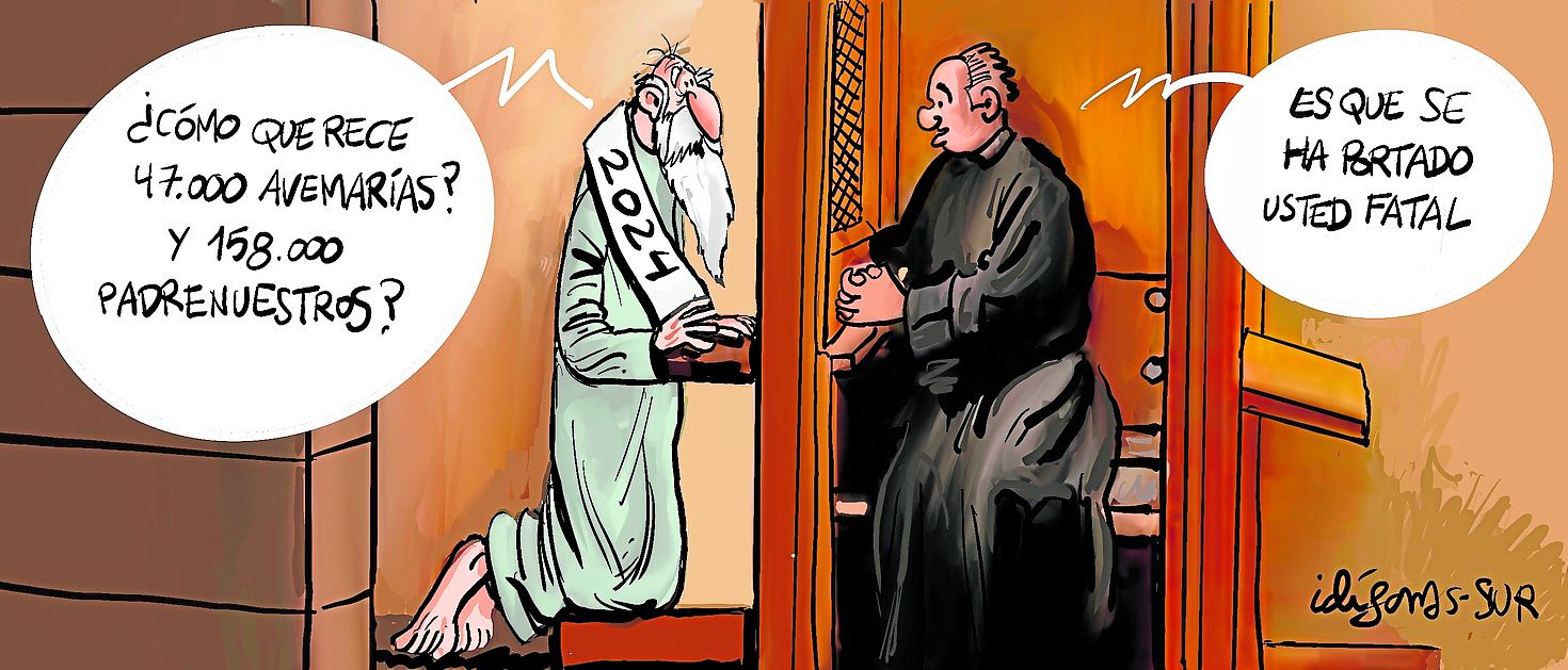 El mes de diciembre en las viñetas de Idígoras y Pachi