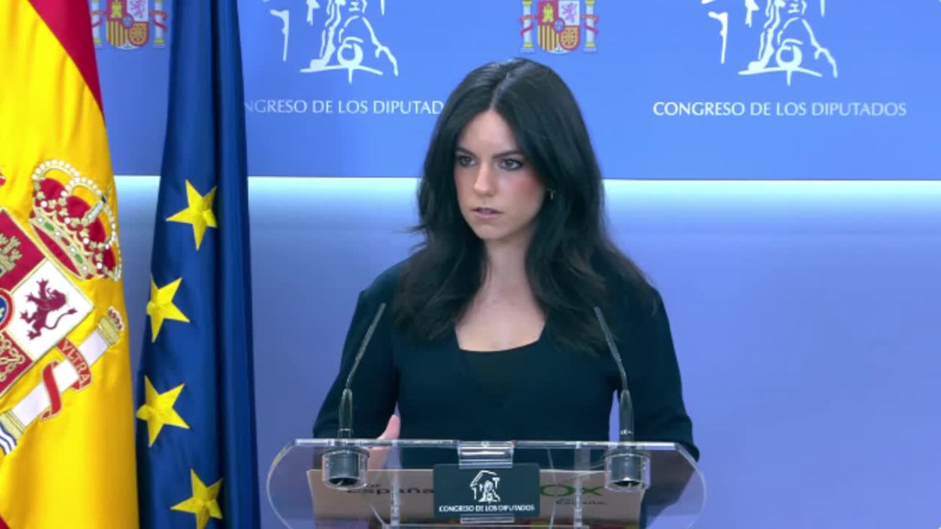 Vox pide al PP que utilice "todas sus armas" para frenar la ley de amnistía en el Senado
