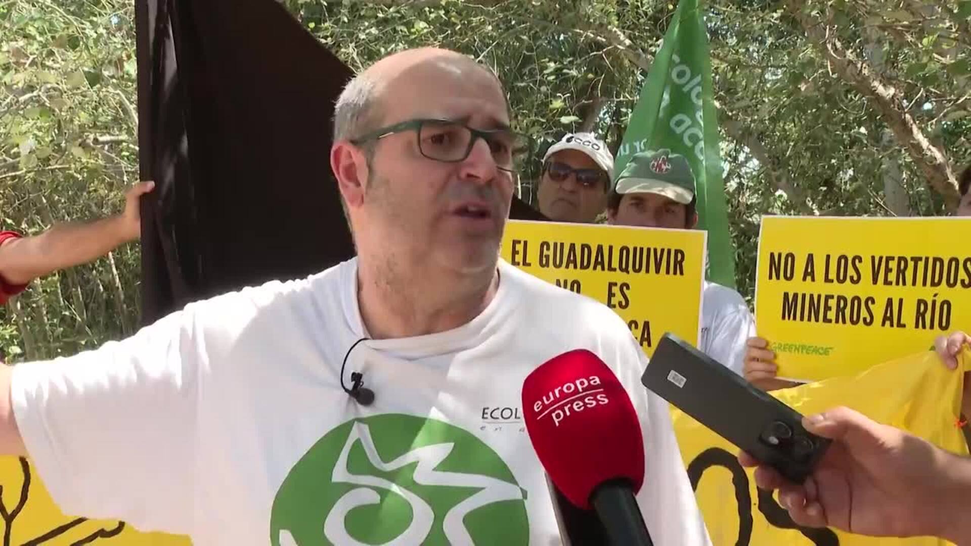 Ecologistas en Acción denuncia vertido que generará la mina de Aznalcóllar en el Guadalquivir