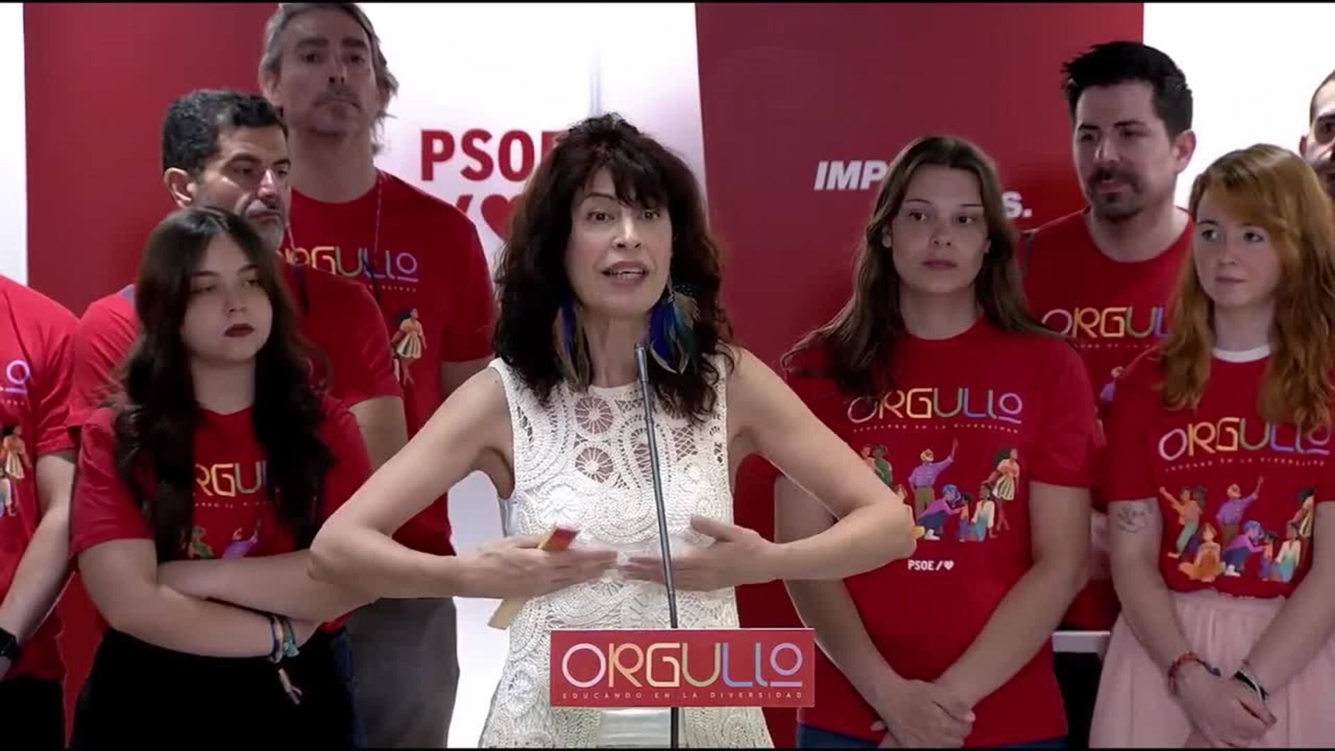 El PSOE carga contra Ayuso en la celebración del Orgullo