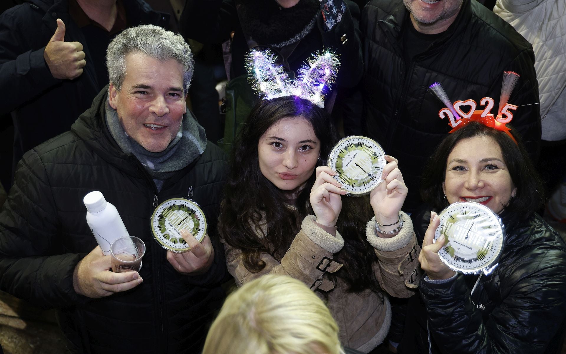 Así despidieron los malagueños el 2024 desde la plaza de la Constitución