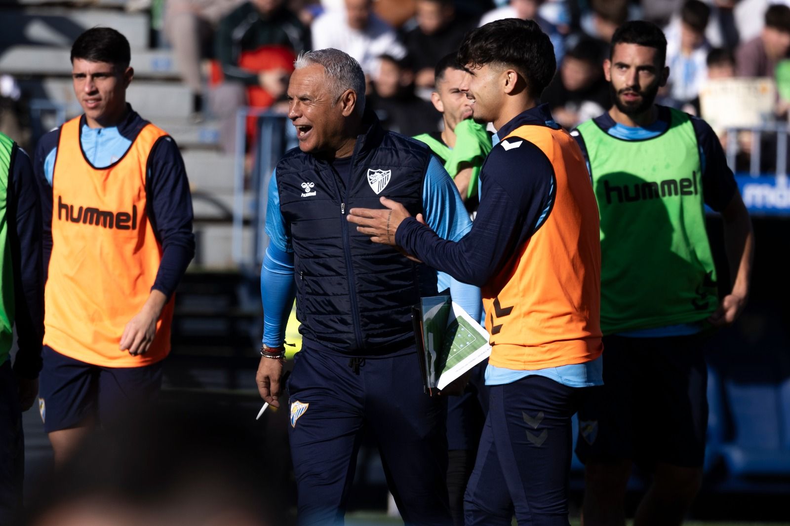 Entrenamiento a puertas abiertas del Málaga