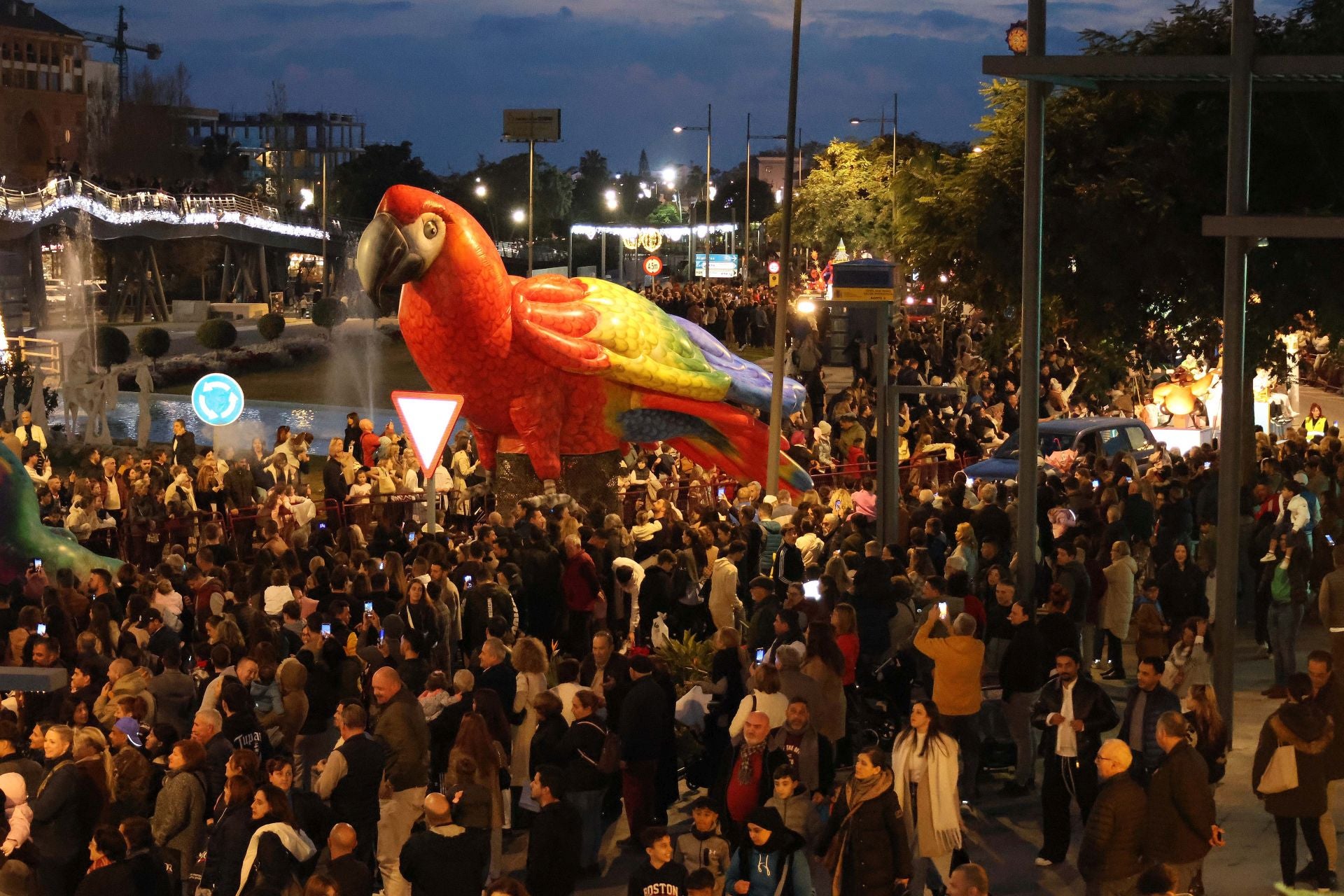 Cabalgata de Reyes en San Pedro Alcántara.