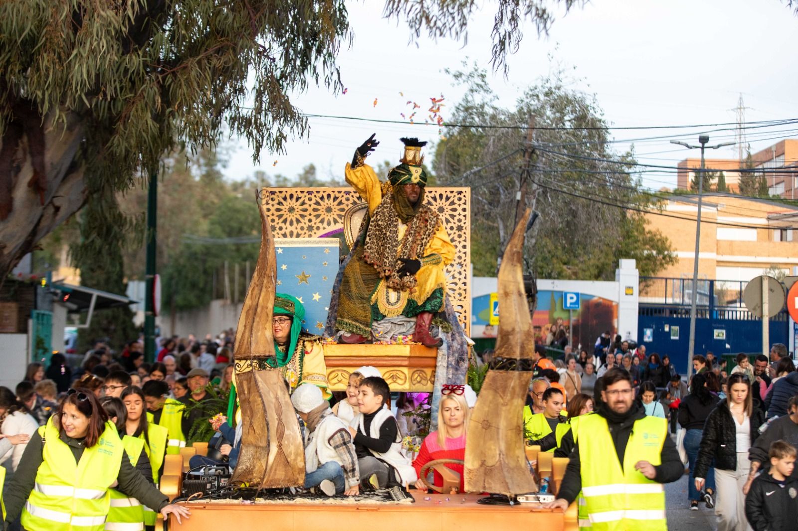 Cabalgata de Reyes en Málaga Este.