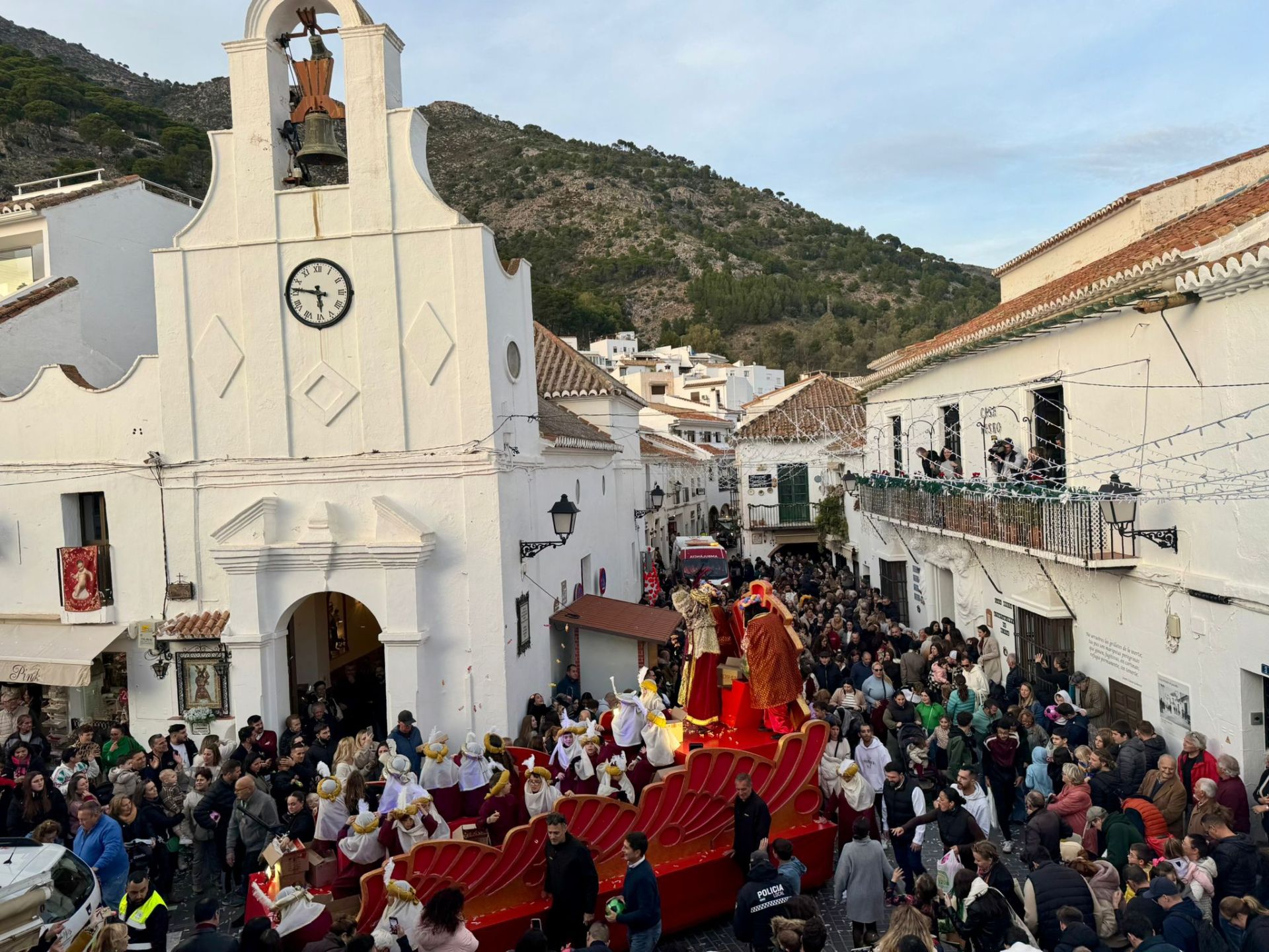 Cabalgata de Reyes en Mijas.