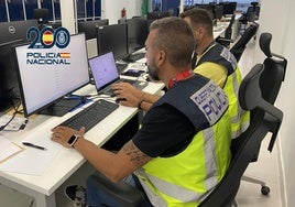 Agentes de Ciberdelincuencia de Málaga