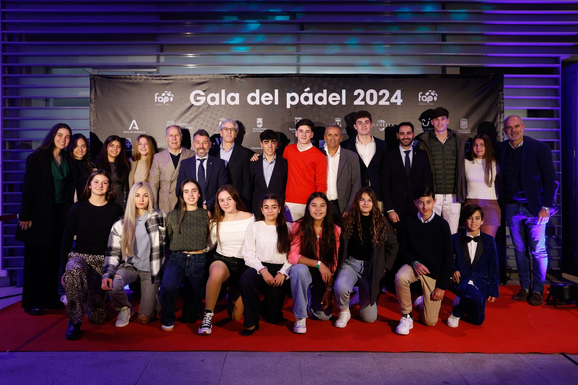 Gala de Premios 2024 de la Federación Andaluza de Pádel en Málaga