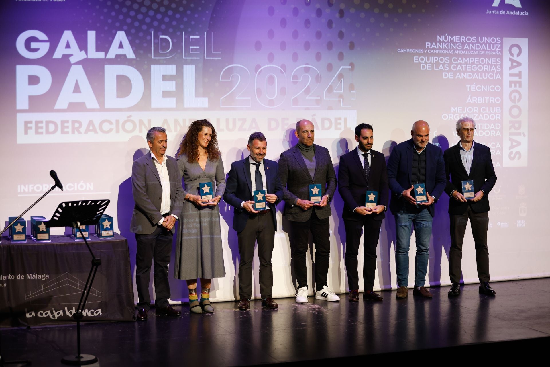 Gala de Premios 2024 de la Federación Andaluza de Pádel en Málaga